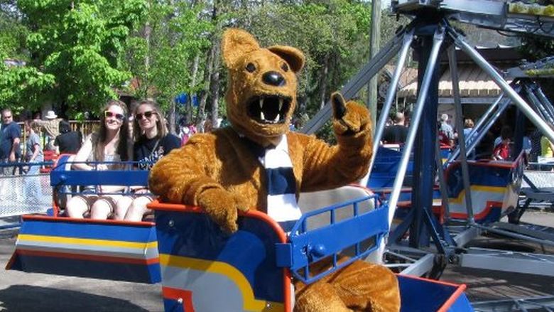 Nittany Lion on ride