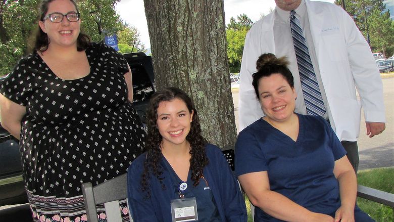 Penn State Scranton nursing researcher team 