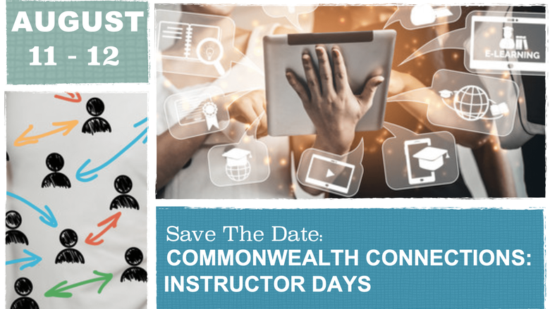 Promotional image for August 2021 Commonwealth Connections Instructor Days