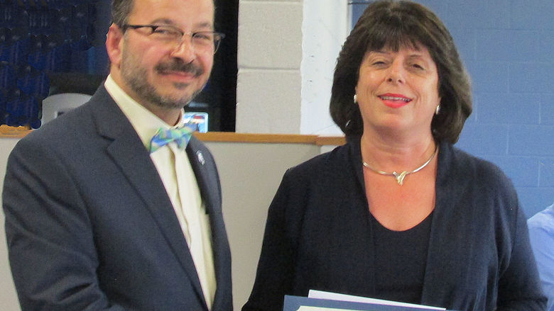 Maria Russoniello receives K. Bruce Sherbine Penn State Proud Award