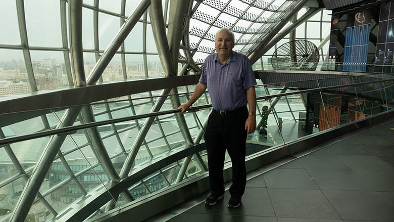 Dr. Alan Peslak at university in Kazakhstan