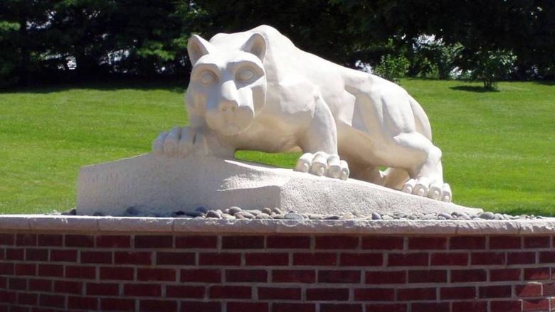 Nittany lion shrine at Penn State Worthington Scranton
