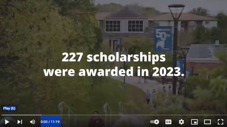 227 scholarships were awarded in 2023
