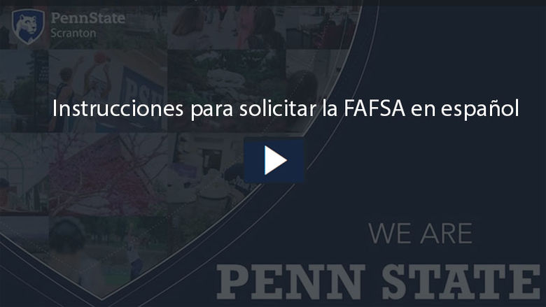 Instrucciones para solicitar la FAFSA en español