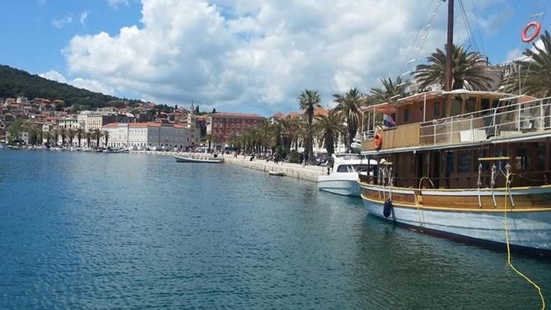 Photo of seaport, Split, Croatia, on the Adriatic Sea