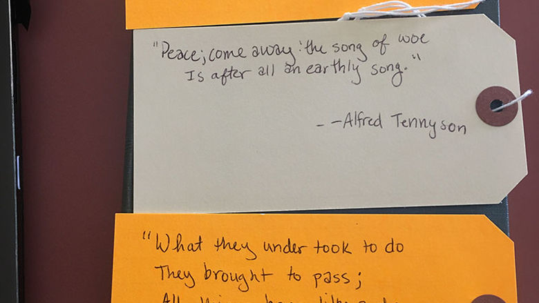 Poetic quotes honoring the memory of immigrants who died on their journey to the U.S.